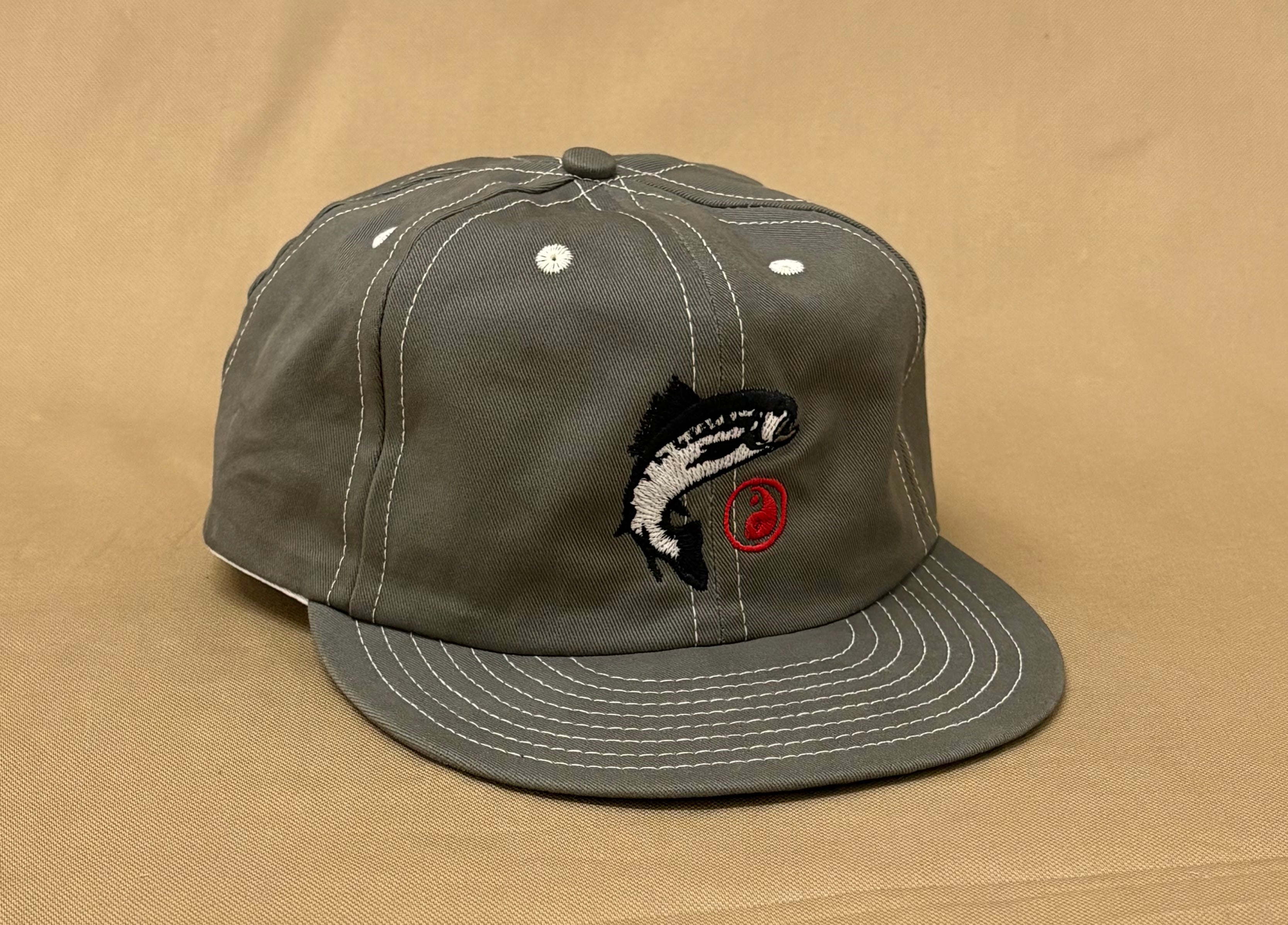Trout YinYang embroidered packable cap