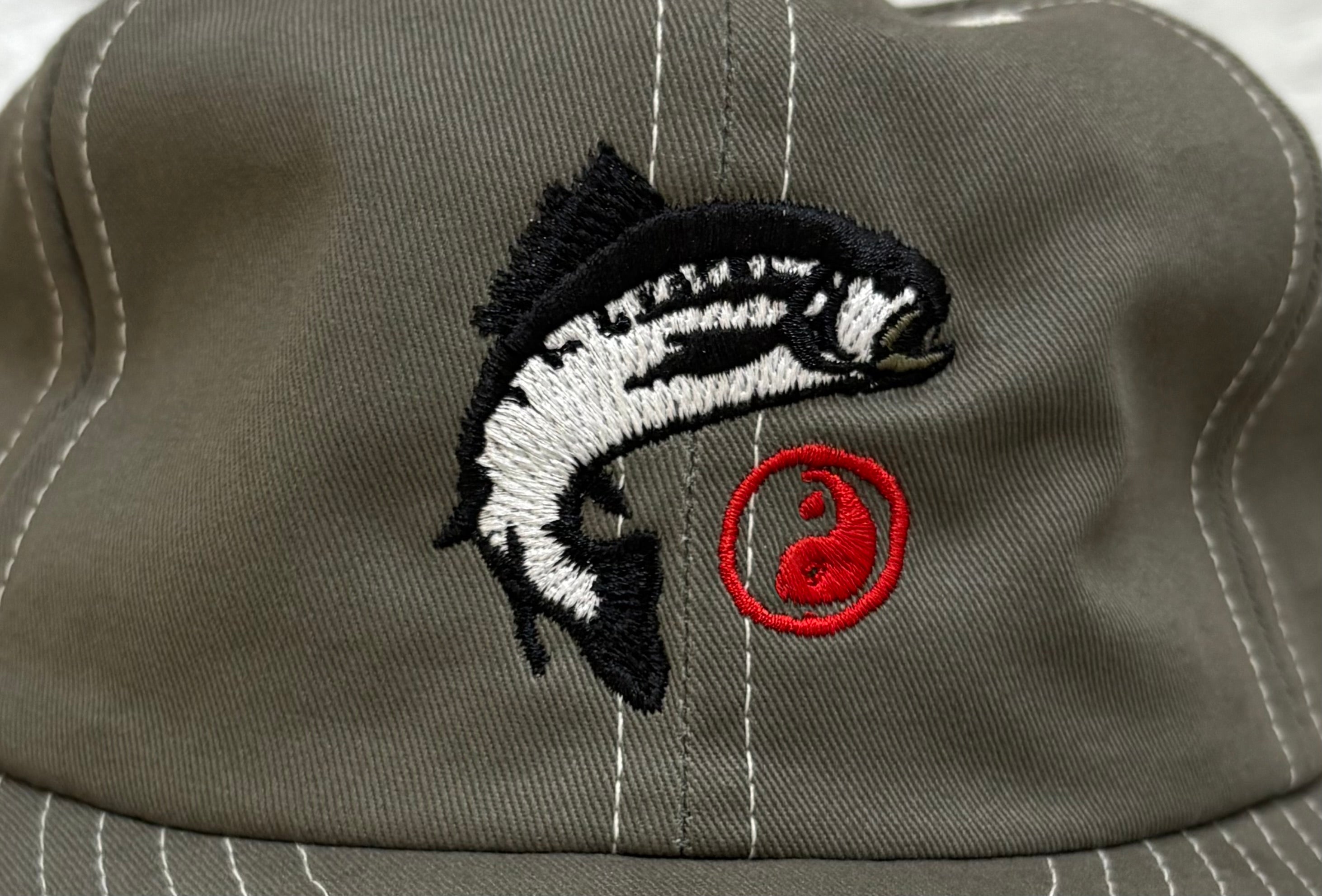 Trout YinYang embroidered packable cap
