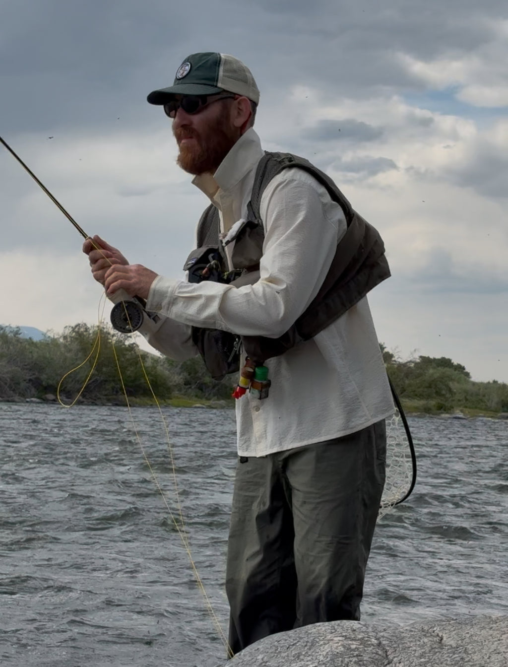 Foris Outdoors Searsucker Fishing Shirt